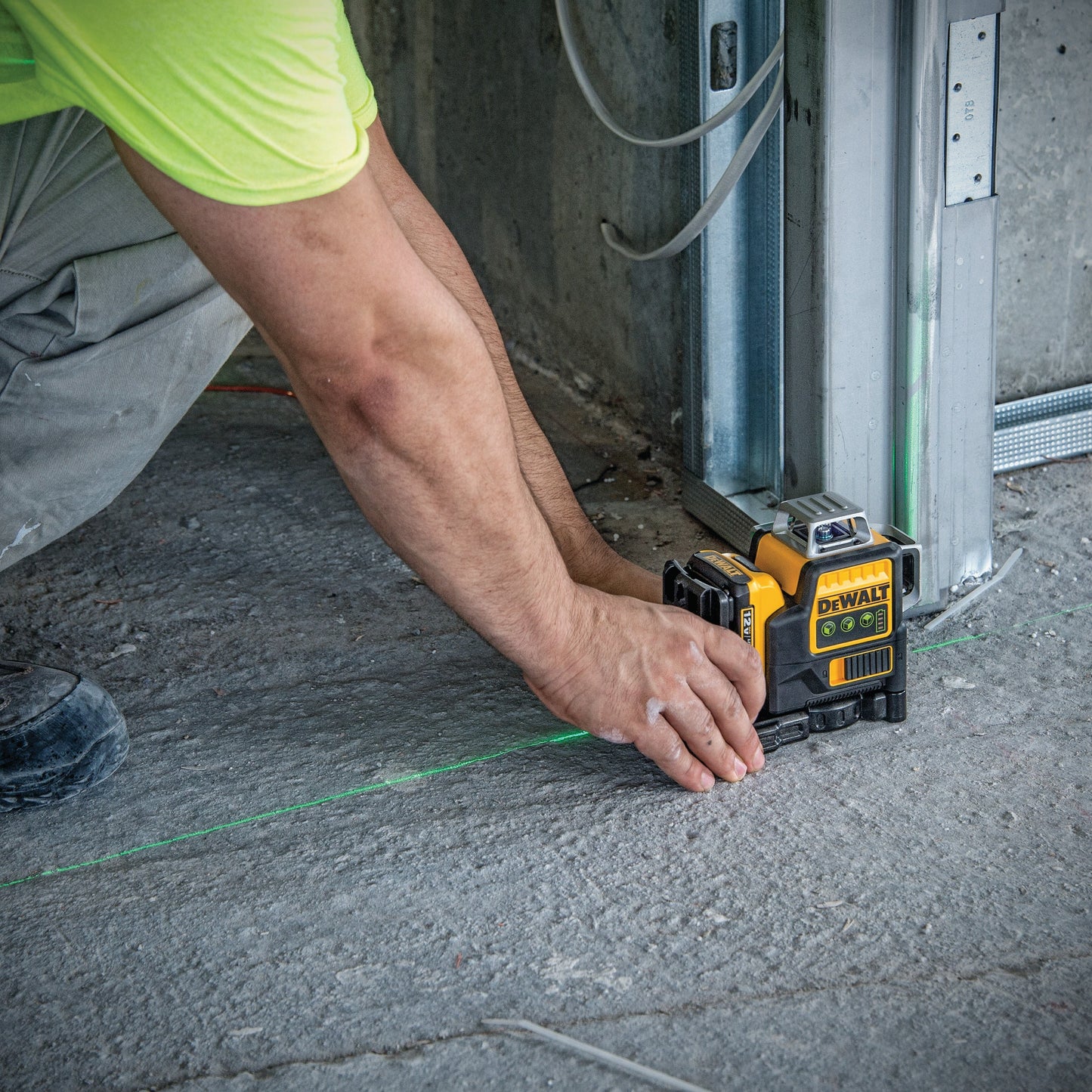 12V 3x360 Green Line Laser Level