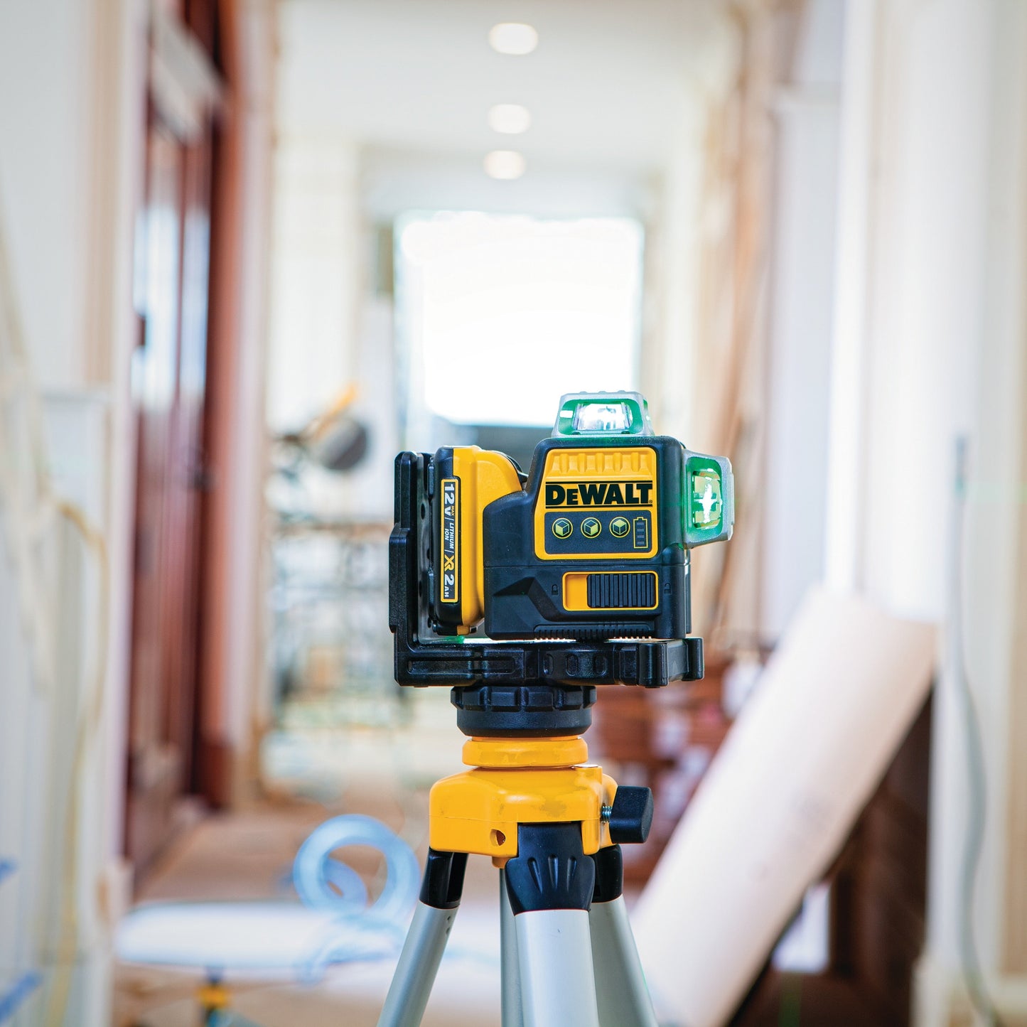 12V 3x360 Green Line Laser Level